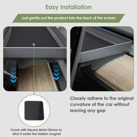 Center Console Organizer Dashboard Hidden Storage Tray Case for Tesla Model 3 Y