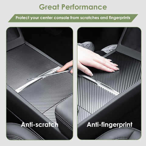 Center Console Wrap Cover Kit For Tesla Model 3 Highland Model Y Juniper 2025+