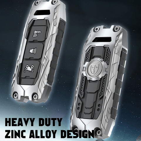 x xotic tech Mech Style Heavy Metal Key Fob Cover Compatible with PCX 150 Hybrid X-ADV SH125 Scoopy Forza 125 300 2016-2018 Super Cup 2020 2021, Zinc Alloy Key Case Protector Shell Keychain