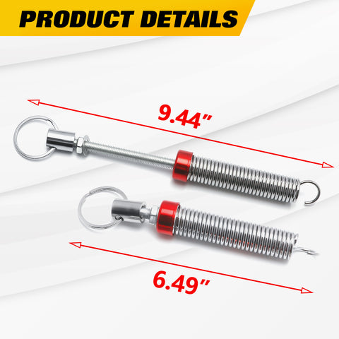 Flexible Adjustable Automatic Open Car Trunk Tail Boot Lid Lifting Spring Device Vehicle Auto Part Metal Silver Red 6''-9'' Fit Cars Without Hydraulic Rod Lifting Device