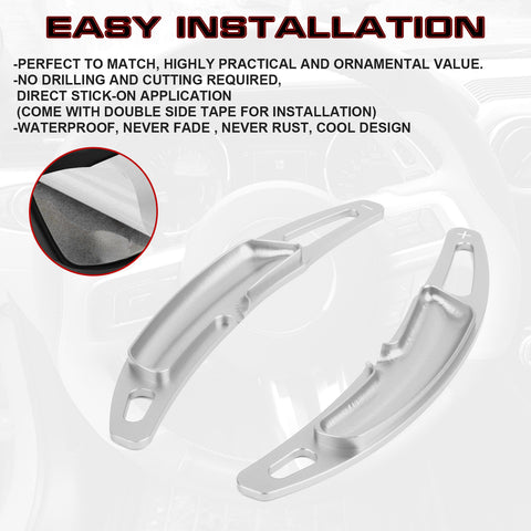 Red Aluminum Paddle Shifter Extension For Porsche Panamera Macan Cayenne 718 918