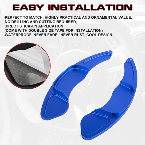 Alloy Paddle Shifter Extension Accessories For Volkswagen Golf7 GTI Polo Jetta