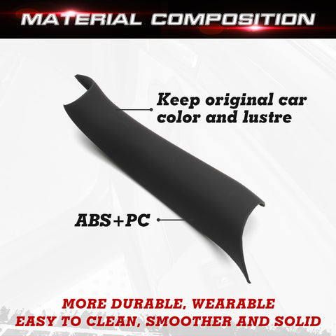 x xotic tech Door Pull Handle Cover Compatible with BMW X5 Series X5 Series F15/F85 2014-2018, BMW X6 Series F16/F86 2015-2018, Inner Passenger Right Side Door Handle Protective Cover