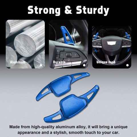 Paddle Shifter Extension Decor Cover Kit For Cadillac XT4 CT4 CT5 XT6 2020-up