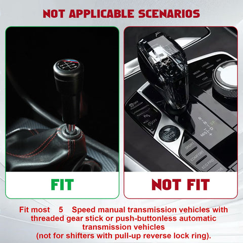 JDM Universal Aluminum 5 Speed Manual Car Gear Stick Shift Knob Shifter Lever