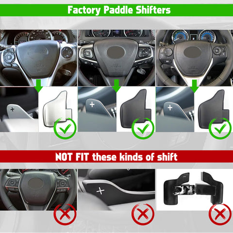 Aluminum Paddle Shifter Extension For Toyota Camry 2012-2017 RAV4 2013-18