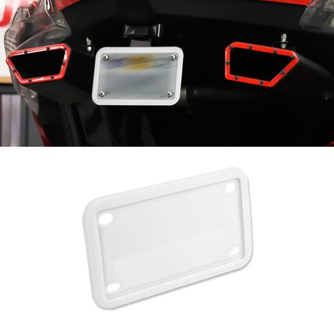 x xotic tech Motorcycle Silicone License Plate Frames, Motorbike License Plate Holder, Rust Proof, Rattle Proof, Weather Proof