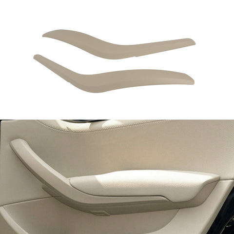 Xotic Tech Door Handle Cover Replacement Front Left + Right Side Inner Door Grab Handle Cover Armrest Bracket Compatible with BMW X1 E84 2008-2015