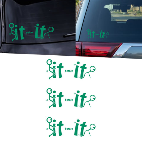 Xotic Tech Fu-ck It Before It Funny JDM Sticker Decal Vinyl Graphic for Cars Bumper Window Trucks Vans Walls Laptop " x 7"