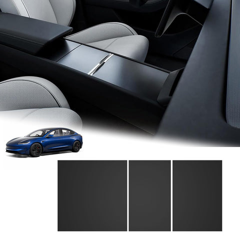 Center Console Wrap Cover Kit For Tesla Model 3 Highland Model Y Juniper 2025+