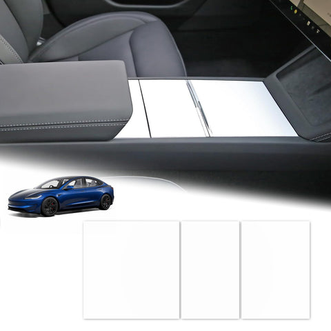 Center Console Wrap Cover Kit For Tesla Model 3 Highland Model Y Juniper 2025+