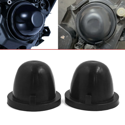 Rubber Housing Dust Seal Caps HID LED Light Aftermarket Headlamp Retrofit