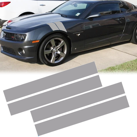 Blue Roll Front Hood Hash Mark Fender Racing Rally Stripes Sticker Vinyl Decal