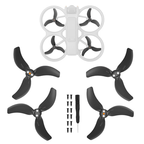 x xotic tech Propellers Replacement Compatible with DJI Avata 2, 3032S Low-Noise Spare Blades Props Wings Drone Accessories(4PCS)