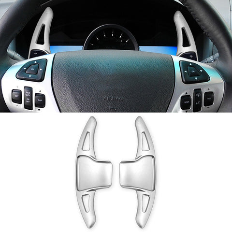 Aluminum Paddle Shifter Extension Decoration Cover For Ford Explorer 2013-2019