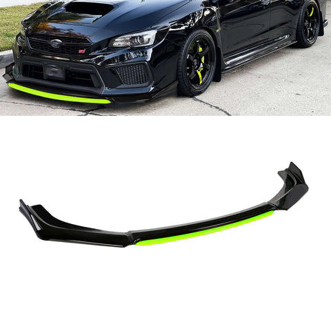 Xotic Tech Front Bumper Lip Chin Spoiler Splitter Diffuser Protector Body Kit Compatible with Honda Accord Civic or Volkswagen MK5 MK6 MK7 or Kia Optima or Mitsubishi Lancer, 4pcs