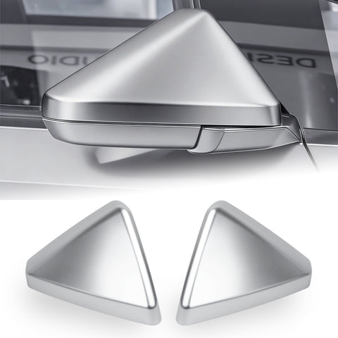 x xotic tech Door Side Rearview Mirror Cover Caps Protection Compatible with Tesla Cybertruck 2024 2025 Left & Right Exterior Accessories, (2PCS, Matte Carbon Fiber Pattern)