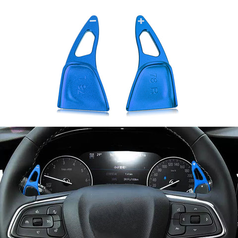 Aluminum Paddle Shifter Extension Decor Cover For Chevy Silverado GMC Sierra