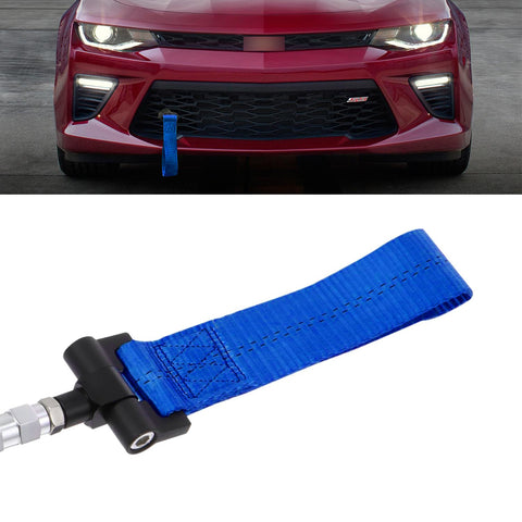 Red / Blue / Black JDM Style Towing Strap Tow Hole Adapter for Chevrolet Camaro 2016-2018