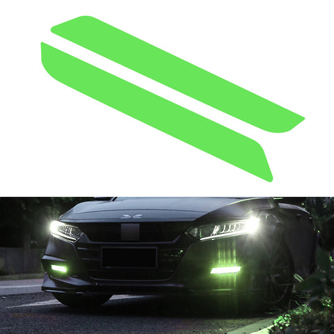 Xotic Tech Self Adhesive Front Fog Light DRL Tint Vinyl Film, Precut Fog Lamp Light Transmission Stickers Overlay Decal Exterior Decoration Compatible with Honda Accord 10th 2018 2019 2020