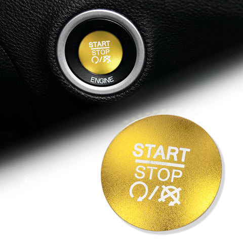 Alloy Engine Start Stop Push Button Cover For Dodge Charger Challenger 2010-2022