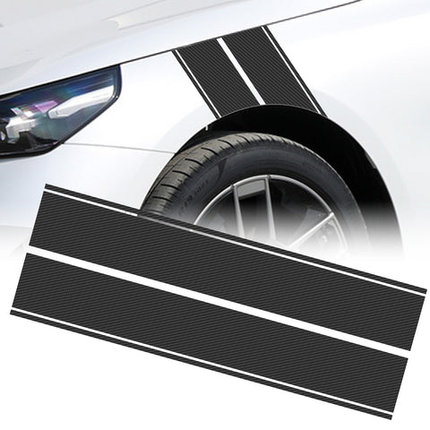 x xotic tech Fender Stripes Hash Marks KK Vinyl Decal Universal for Car Truck Sticker Racing Stripe 11"x23"