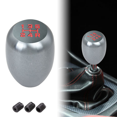 JDM Universal Aluminum 5 Speed Manual Car Gear Stick Shift Knob Shifter Lever