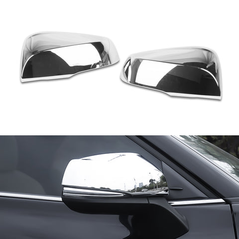 x xotic tech Carbon Fiber Style Rearview Mirror Cover Trim Molding Compatible with Toyota Highlander 2020+, Grand Highlander 2024+, RAV4 2019+, RAV4 Prime 2021+ ABS Car Decoration Exterior Accessories