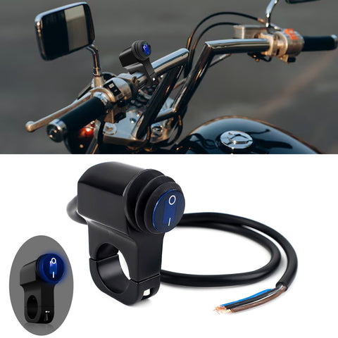 x xotic tech ATV Light Switch 12V Handlebar Switch Motorcycle Light Switch Toggle On/Off Headlight Button Switch For 7/8"(22mm) Handlebars Motorcycle Motorbike Scooter UTV