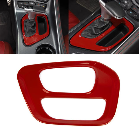For Dodge Challenger 2015-up Car Interior Gear Shift Media Cover Frame ABS Trim