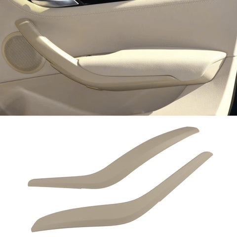 Xotic Tech Door Handle Cover Replacement Front Left + Right Side Inner Door Grab Handle Cover Armrest Bracket Compatible with BMW X1 E84 2008-2015