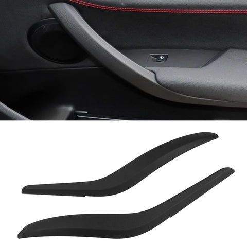 Xotic Tech Door Handle Cover Replacement Front Left + Right Side Inner Door Grab Handle Cover Armrest Bracket Compatible with BMW X1 E84 2008-2015
