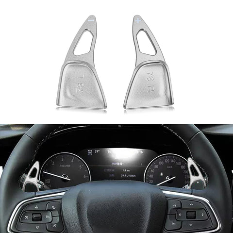 Aluminum Paddle Shifter Extension Decor Cover For Chevy Silverado GMC Sierra