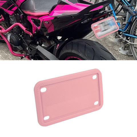 x xotic tech Motorcycle Silicone License Plate Frames, Motorbike License Plate Holder, Rust Proof, Rattle Proof, Weather Proof