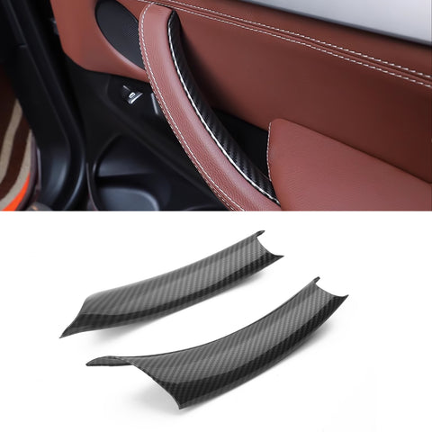 Xotic Tech Door Pull Handle Cover Compatible with BMW X5 Series E70/E70 LCI 2008-2013, BMW X6 Series E71/E72 2008-2014, Inner Rear Side Door Handle Protective Cover Accessories (2pcs)