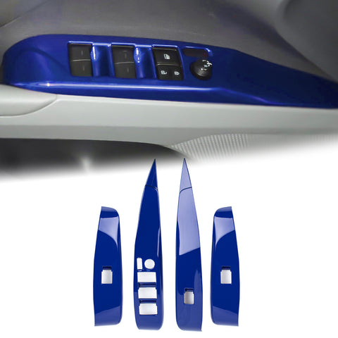 4pcs/Set Window Lift Switch Panel Overlay Trim Fit Toyota Camry 8th Gen 2018-25