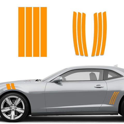 Racing Style Side Vent Fender Stripes Decal Cover For Chevrolet Camaro 2010-15