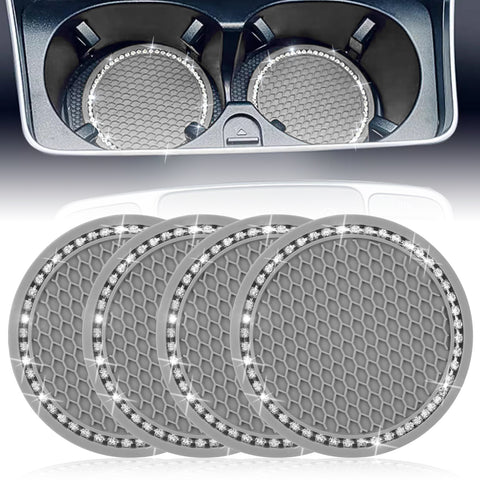 2.75 Inch Silicone Bling Car Cup Holder Insert Coaster Auto Interior Accessories