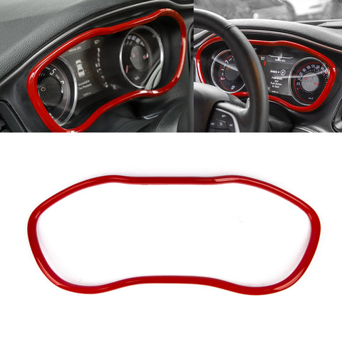 For Dodge Challenger 2015-up Dashboard Panel Display Frame Cover Trim