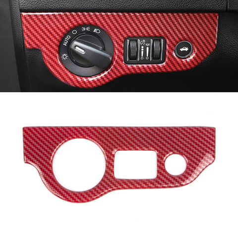Headlight Switch Button Panel Cover Trim for Challenger 2015-up Charger 2010-up
