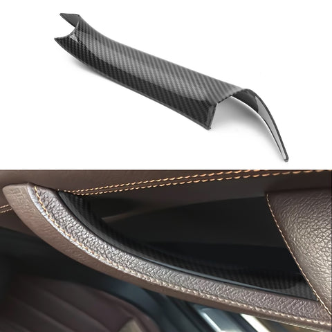 Xotic Tech Car Inner Door Handle Covers, 1PC Front Passenger Side Door Pull Handle Cover Trim Compatible with BMW X3 F25 2010-2016, BMW X4 F26 2014-2017