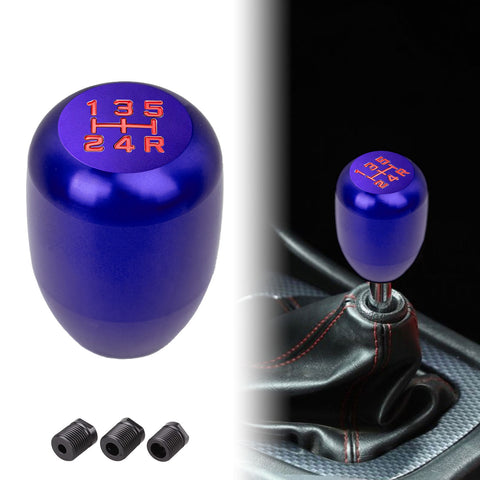 JDM Universal Aluminum 5 Speed Manual Car Gear Stick Shift Knob Shifter Lever