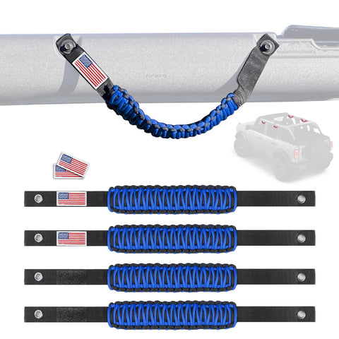 4pcs/Set Roll Bar Grab Handles Accessories For Ford Bronco 2/4 doors 2021-2025