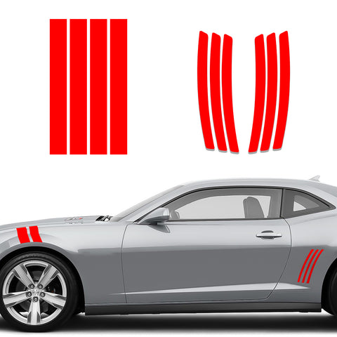 Racing Style Side Vent Fender Stripes Decal Cover For Chevrolet Camaro 2010-15