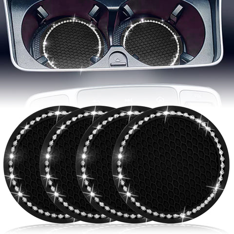 2.75 Inch Silicone Bling Car Cup Holder Insert Coaster Auto Interior Accessories