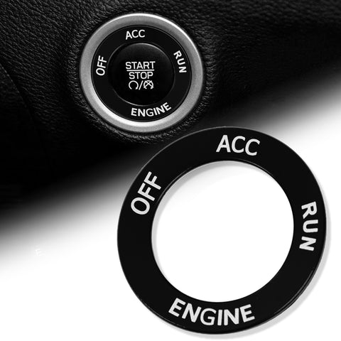 Red Engine Start Stop Button Switch Ring Cover Trim For Dodge Charger 2010-2022