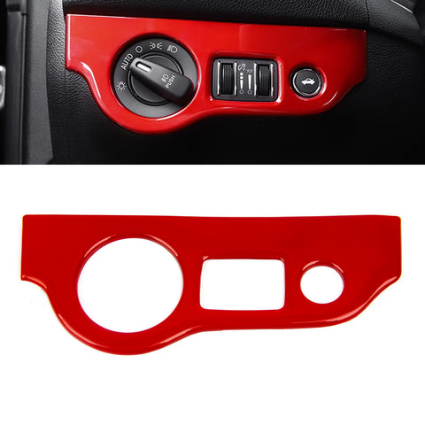 Headlight Switch Button Panel Cover Trim for Challenger 2015-up Charger 2010-up