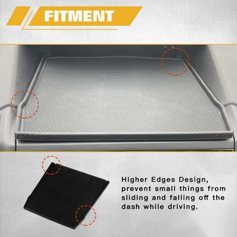 Car Anti-slip Silicone Dashboard Cover Mat For Subaru Forester 2019-2023,Crosstrek Impreza 2018-2023