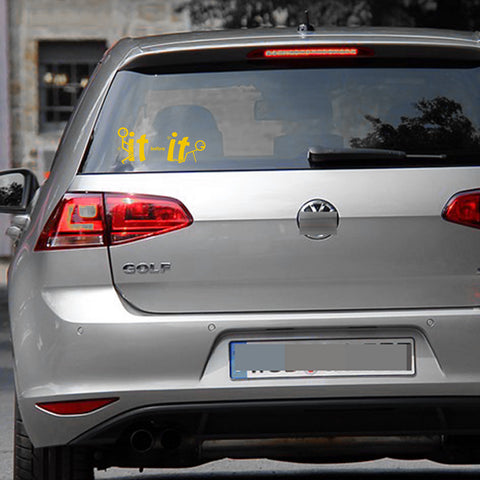 Xotic Tech Fu-ck It Before It Funny JDM Sticker Decal Vinyl Graphic for Cars Bumper Window Trucks Vans Walls Laptop " x 7"