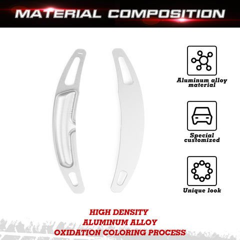 Red Aluminum Paddle Shifter Extension For Porsche Panamera Macan Cayenne 718 918